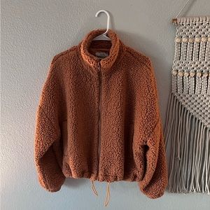 UO Willow Cozy Zip Front Jacket
